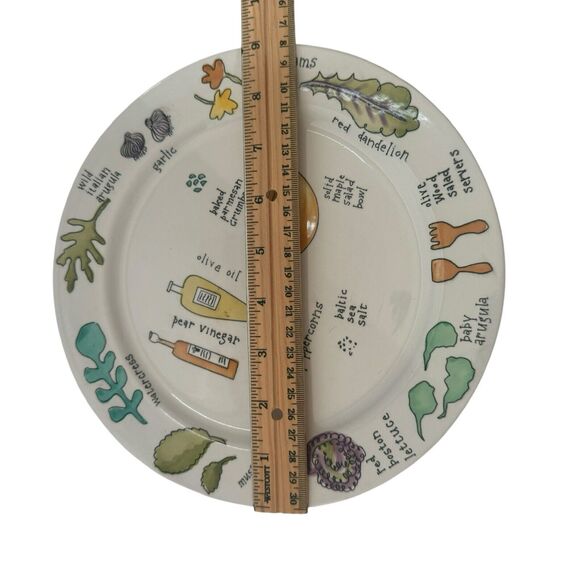 “SALAD DAYS” by Ursula Dodge for  Signature Housewares Set Of 4  9" Plates - Picture 16 of 16
